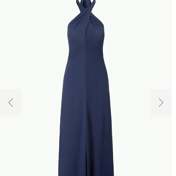 STAUD Navy Halter Dress - Picture 2 of 6